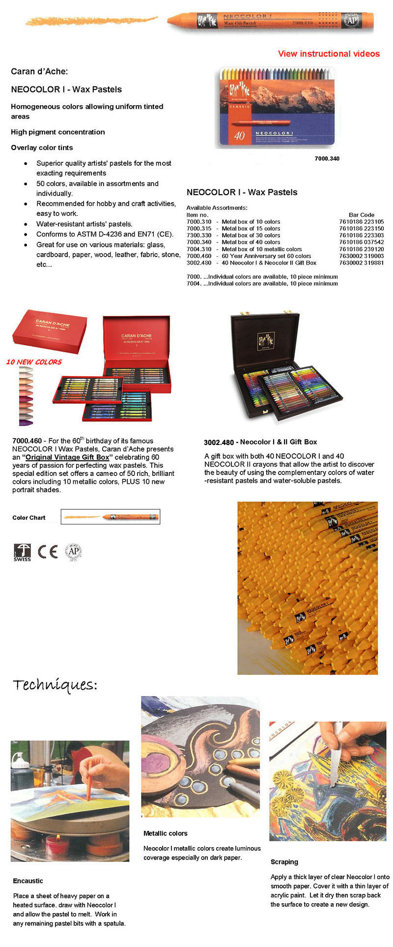 Creative Art Materials Supplies, Manufactures And Distributes